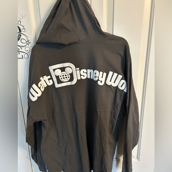 Disney Authentic Original Disney World Spirit Jersey Gray Pullover Hoodie Size L - Picture 6 of 9